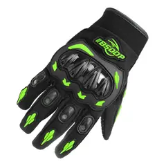 GENERICO - Guantes Moto Malla Proteccion Reforzados Nudillos Palma