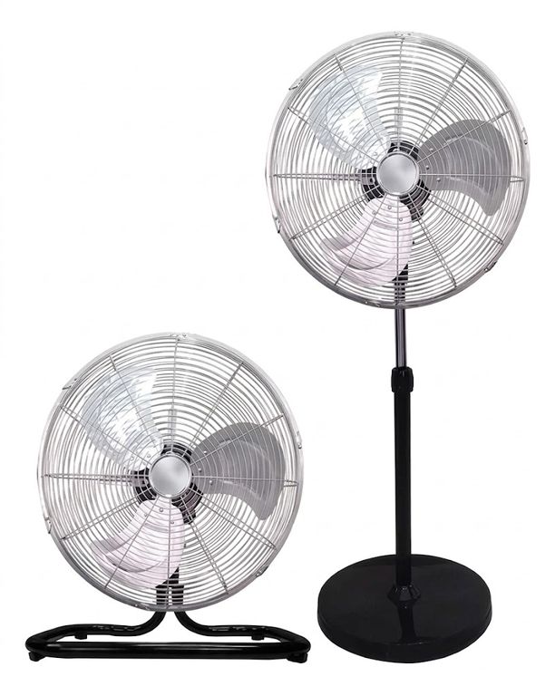 GENERICO Ventilador industrial de pedestal de 18 pulgadas
