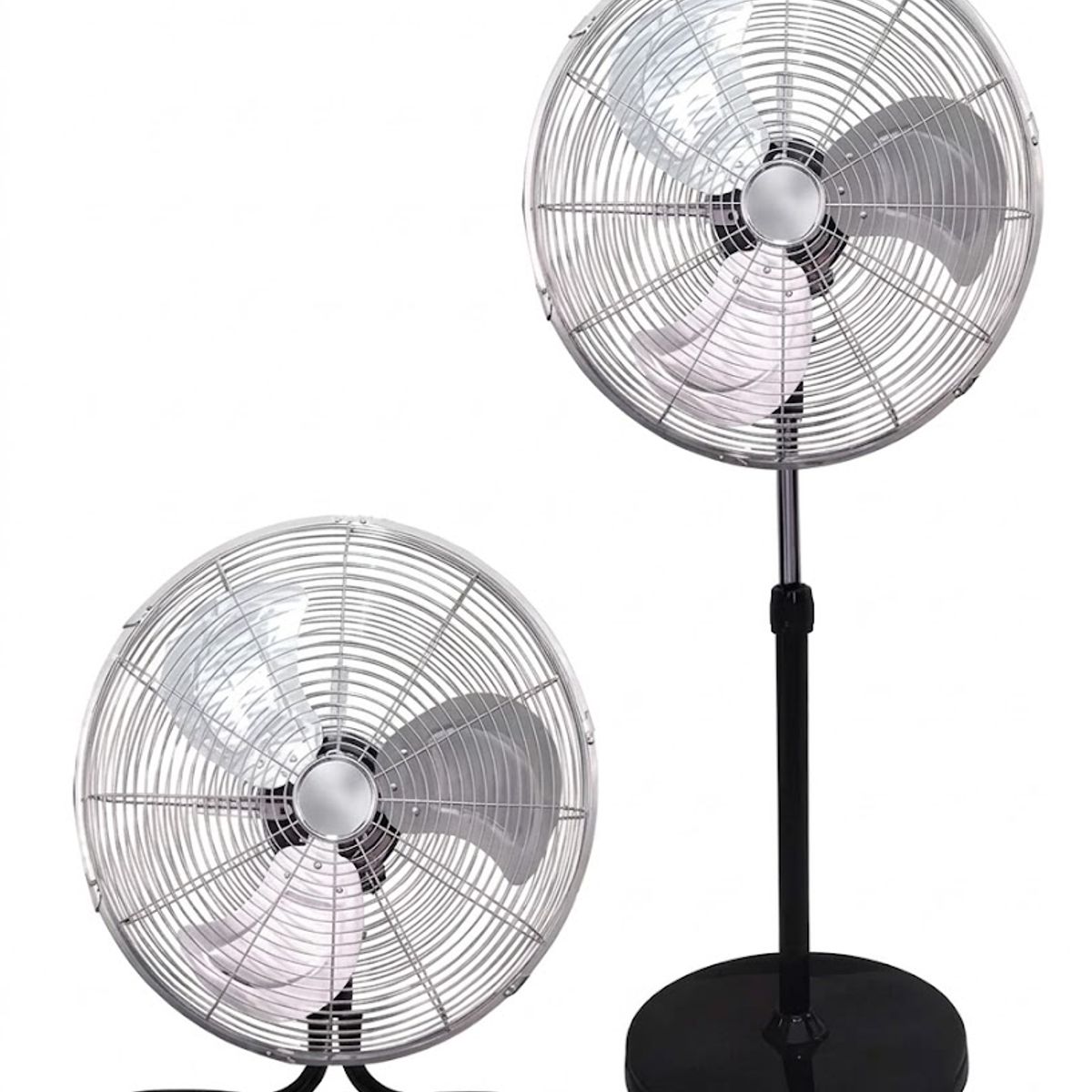 GENERICO - Ventilador industrial de pedestal de 18 pulgadas