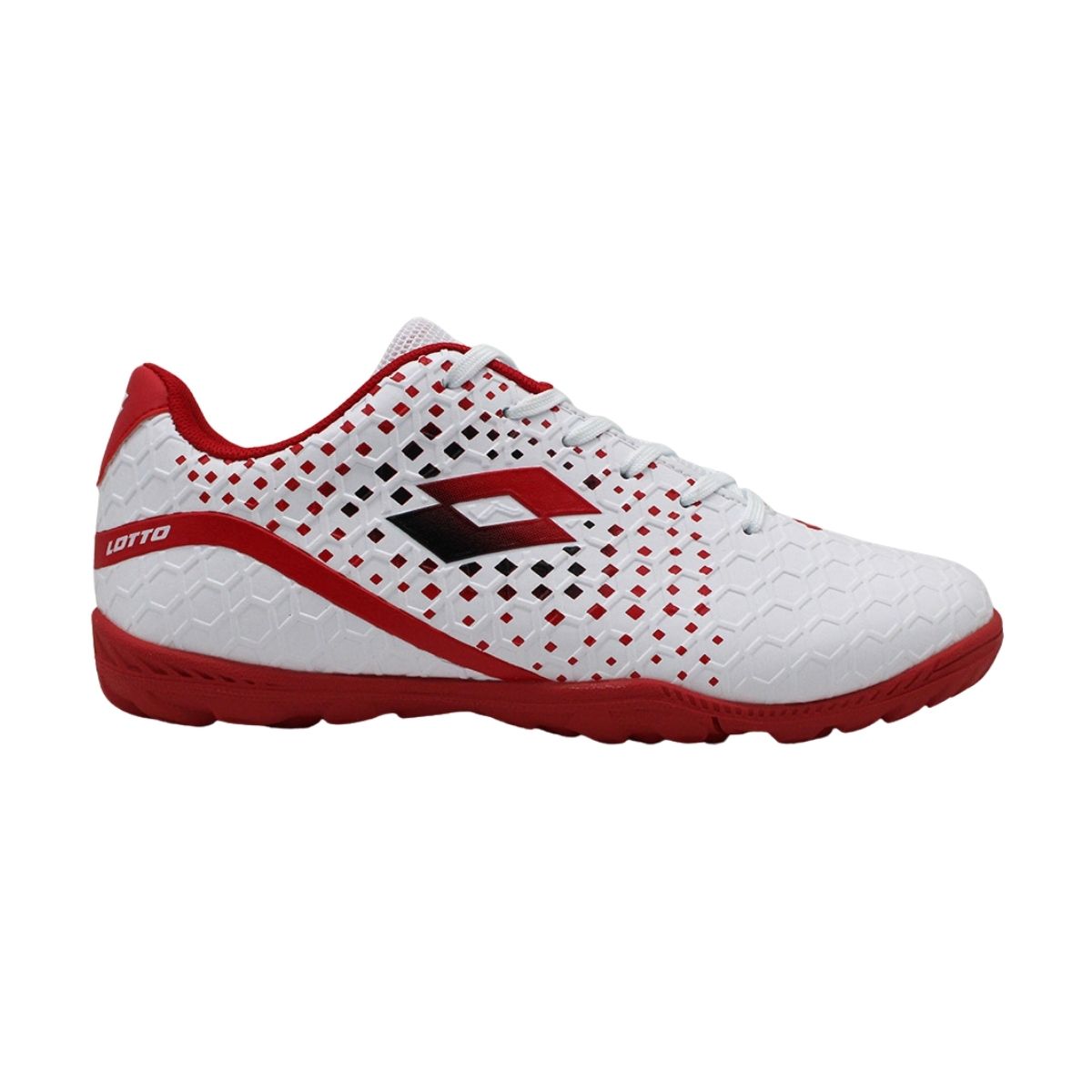 LOTTO - Zapato de Baby Fútbol  Hombre Lotto - Zenda  TF Blanco Rojo