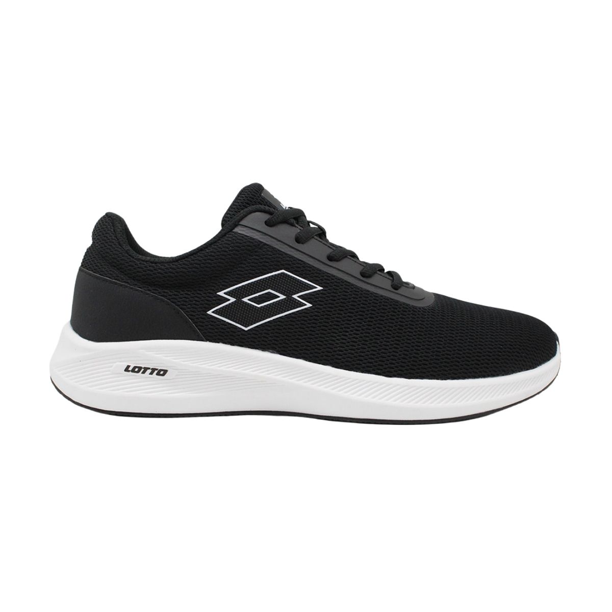 LOTTO - Zapatilla Running Hombre Lotto - Challenge Negro Blanco