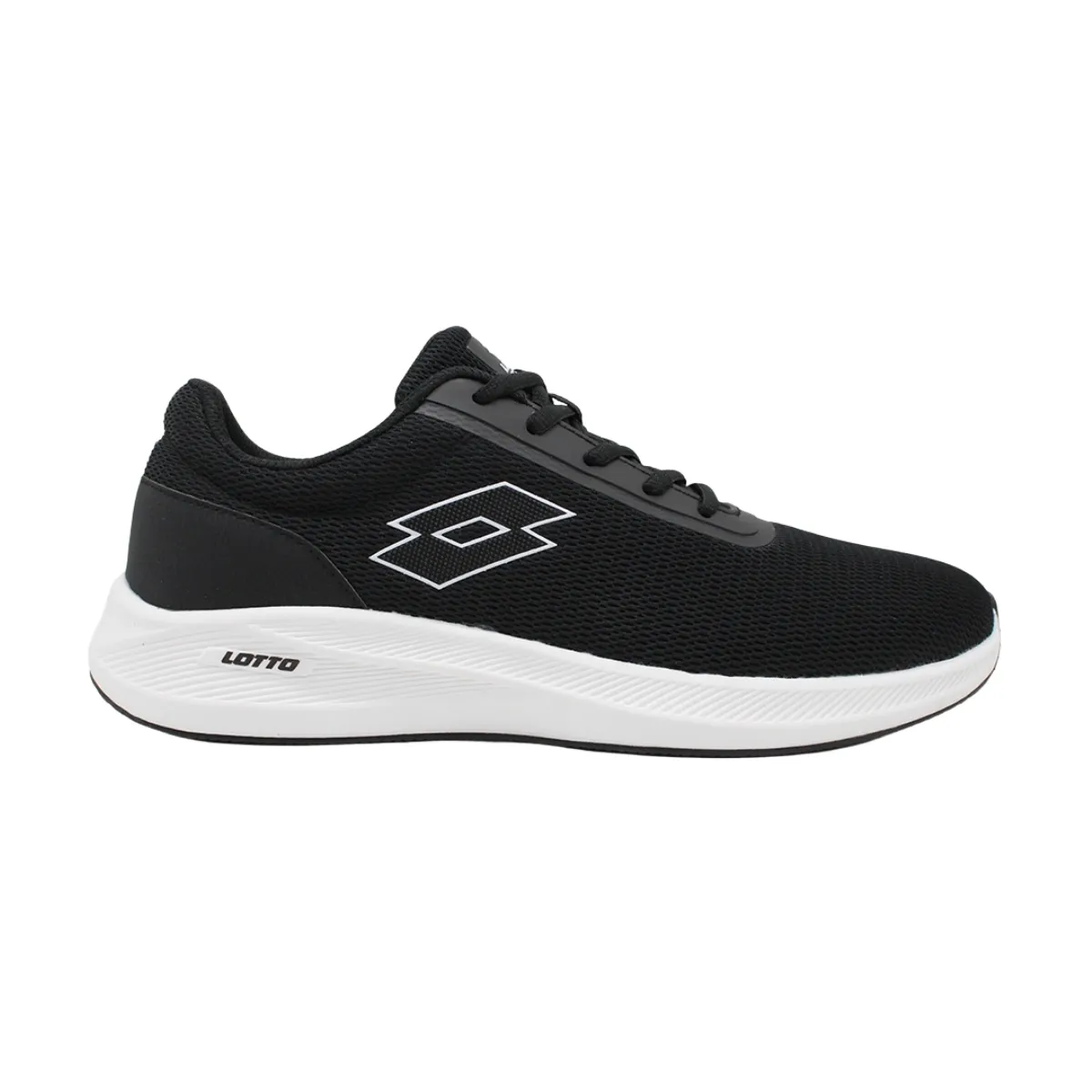 LOTTO - Zapatilla Running Hombre Lotto - Challenge Negro Blanco