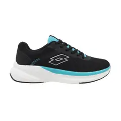 LOTTO - Zapatilla Running Mujer - Velocita Negro Turquesa