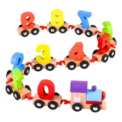 GENERICO - Juguete Didáctico Tren De Madera Método Montessori
