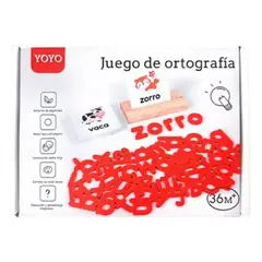 GENERICO - Juguete Didáctico Educativo Abecedario Madera Español