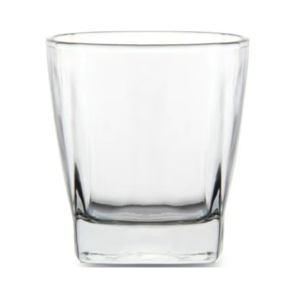 GENERICO - Set 6 Vasos Vidrio Base Cuadrada 285ml
