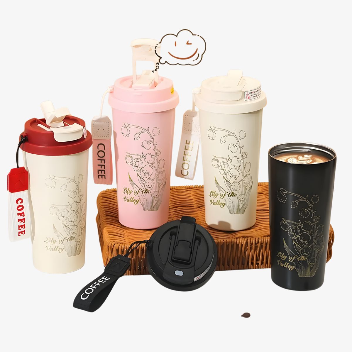 GENERICO - Vaso Térmico 530ml Para Café Acero Inoxidable Termo Mug Con Tapa