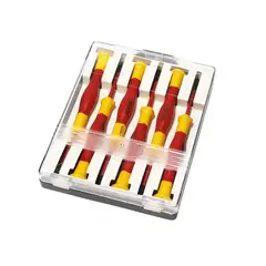 SMART TOOLS - Juego Destornilladores de Precisión 6 Piezas Aislados VDE 1000V Electricistas