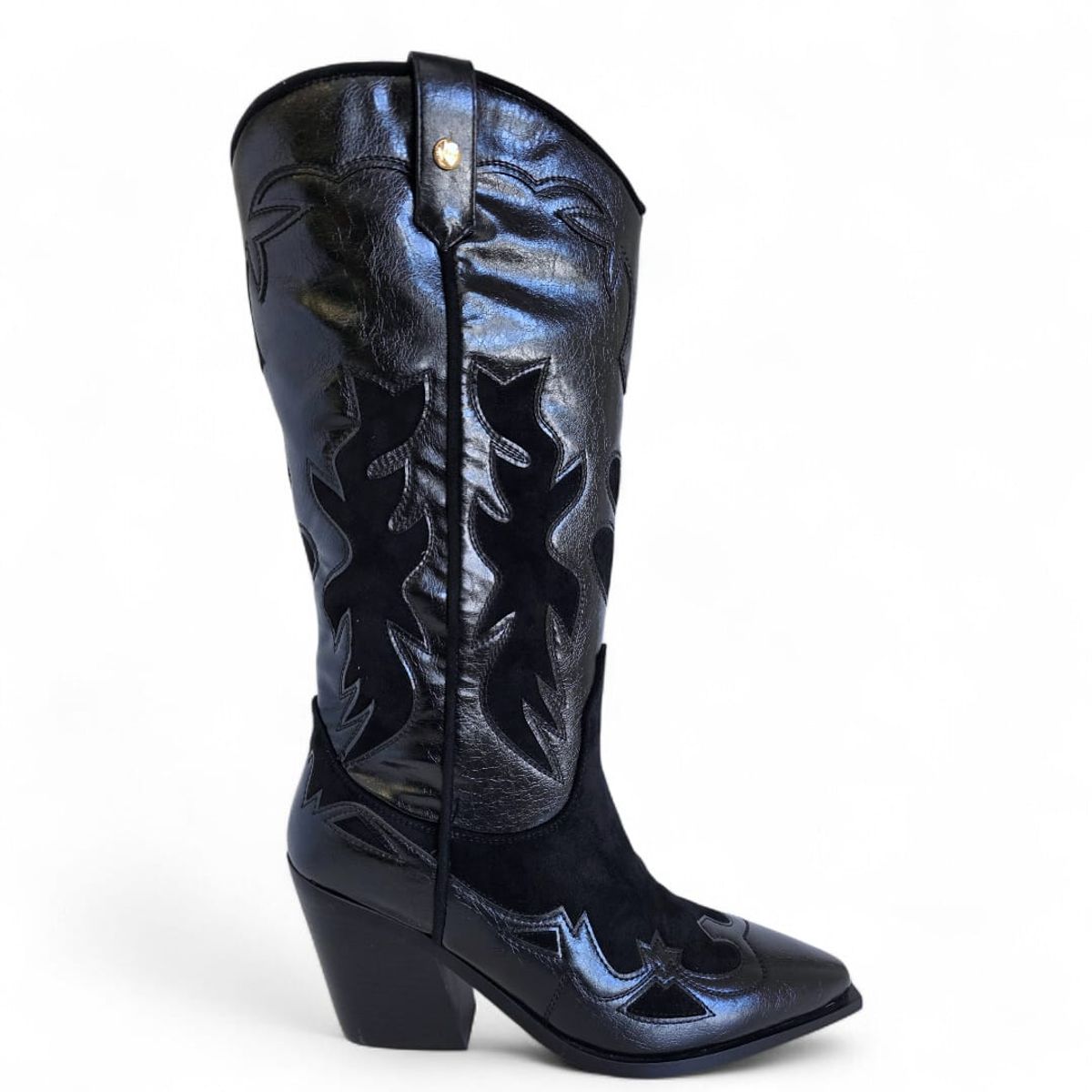VIA UNO - Bota Mujer Via Uno WestWinter Glacier Negro/Negro