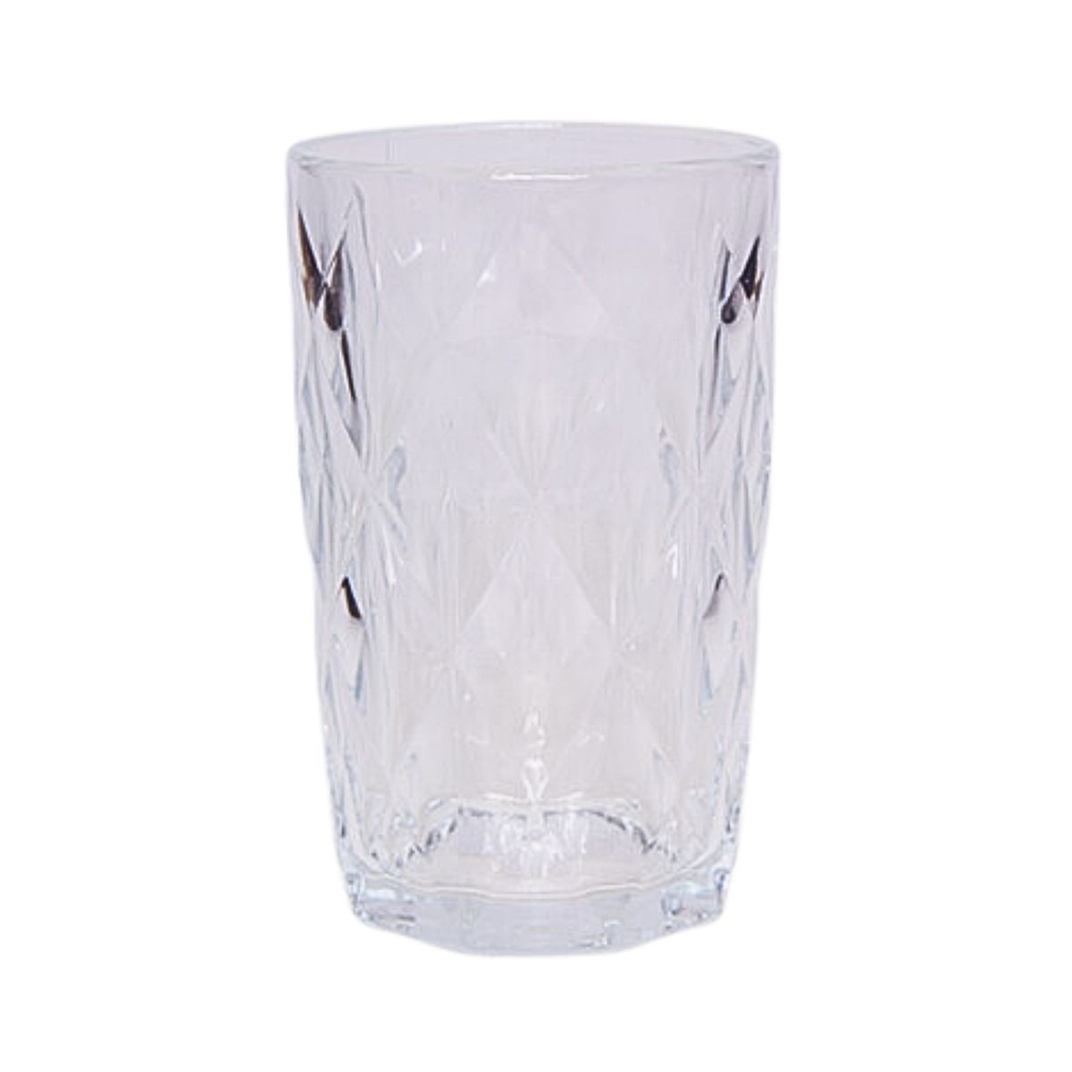 GENERICO - Set 6 Vasos Rombos 350ml Transparente