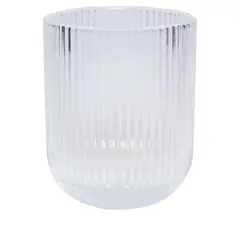 GENERICO - Set 6 Vasos de Vidrio Relieve 260ml
