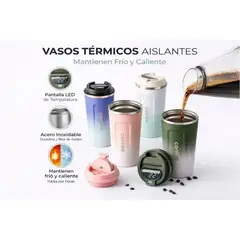 MOVI - VASO TERMICO PARA FRIO Y CALIENTE CON PANTALLA LED DE TEMPERATURA