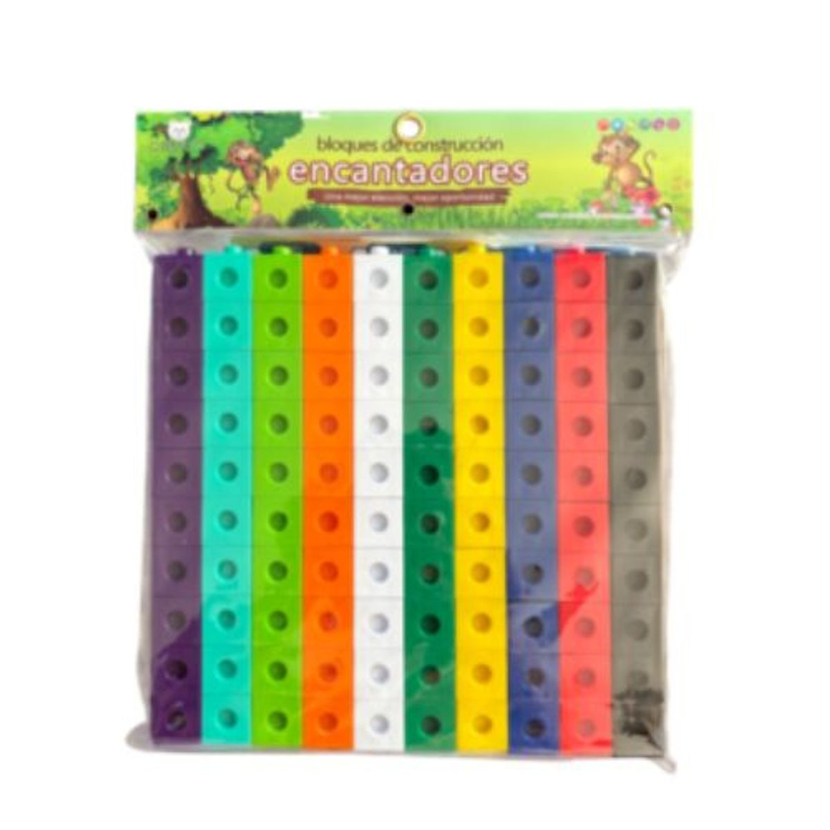 GENERICO - Cubos Conectores Multiencaje Unifix 100 Unid