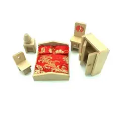 GENERICO - Dormitorio Mini Mueble Juguete Miniatura