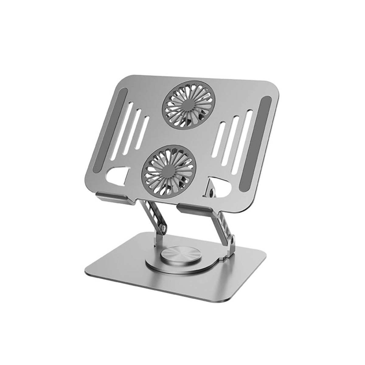 GENERICO - Soporte Notebook Base Ajustable 360° 2 Ventiladores Funlife