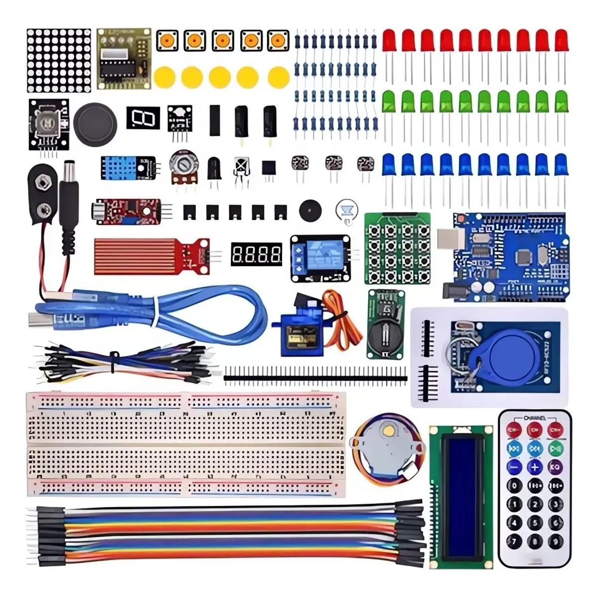 GENERICO - Kit Starter Arduino Compatible Con Avanzado Libro Y Caja