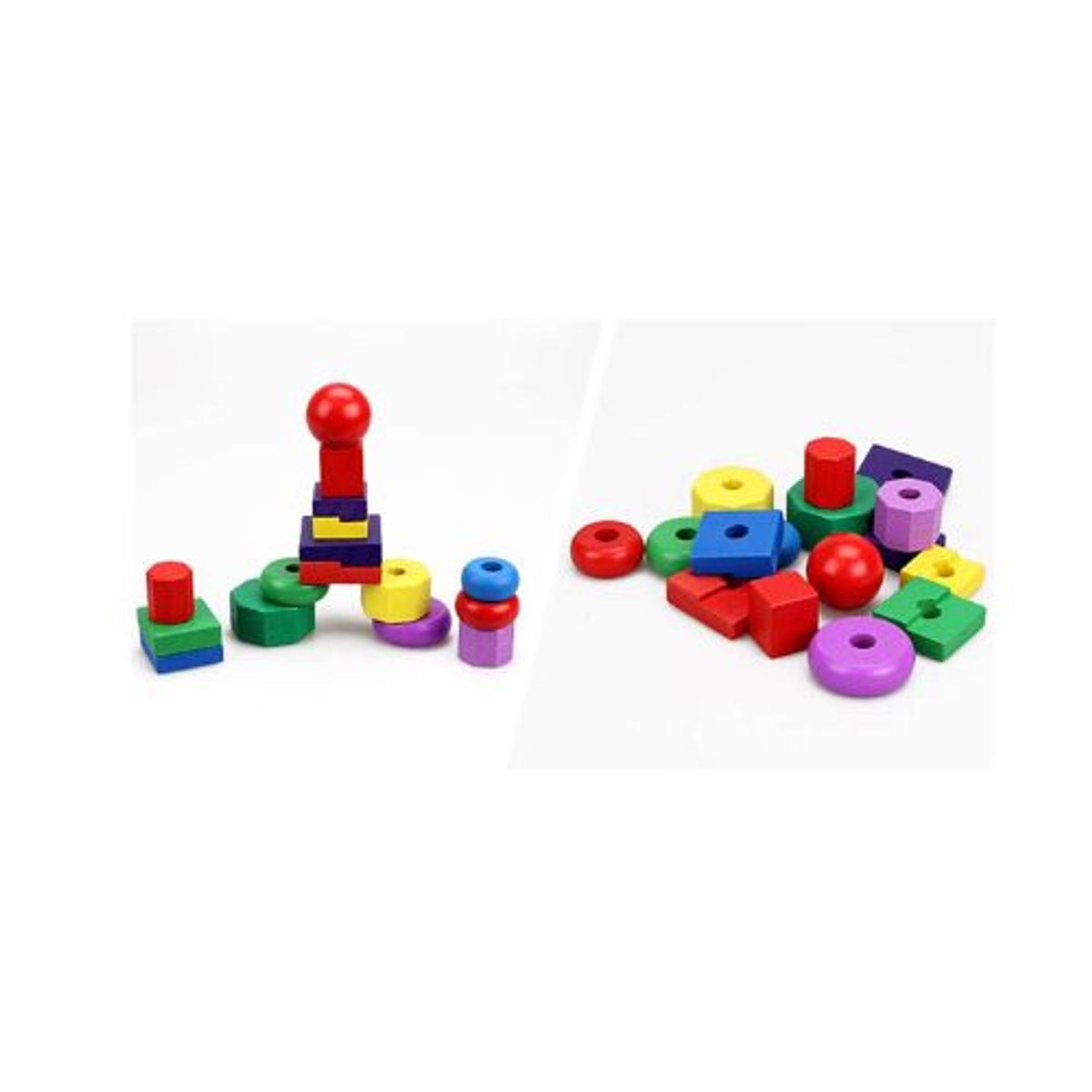 GENERICO - Torre Triple Juguete Madera