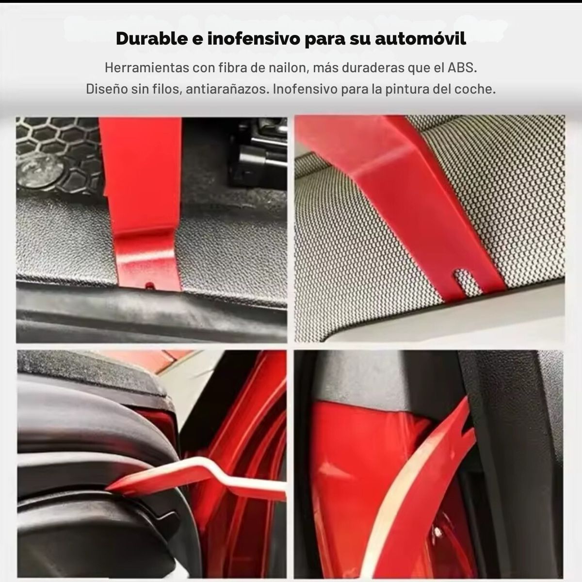 GENERICO - Kit Desmontaje Interior Auto 19 Piezas Panel Radio Tablero