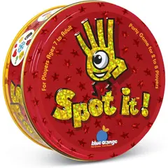 BLUE ORANGE - Spot It Conmemorativo, Juego De 55 Cartas, Juego De Mesa