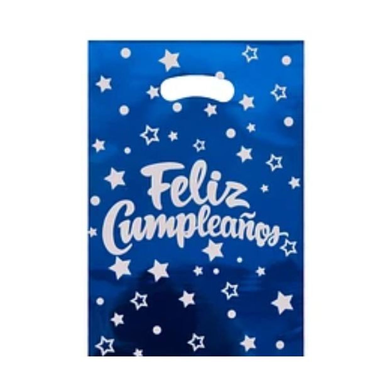 GENERICO - Bolsa para dulces color azul 17x25cm 10pcs