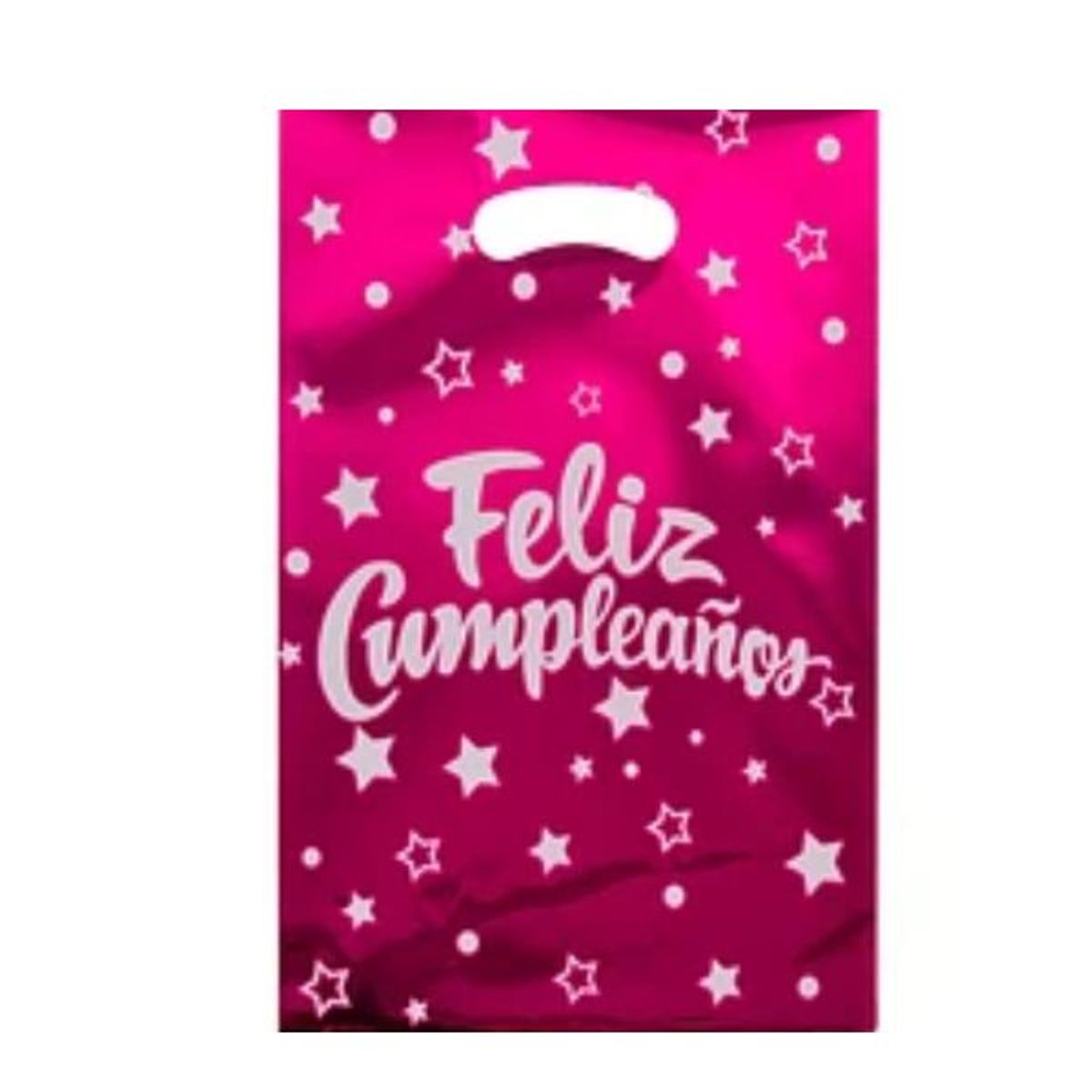 GENERICO - Bolsa para dulces color purpura 17x25cm 10pcs