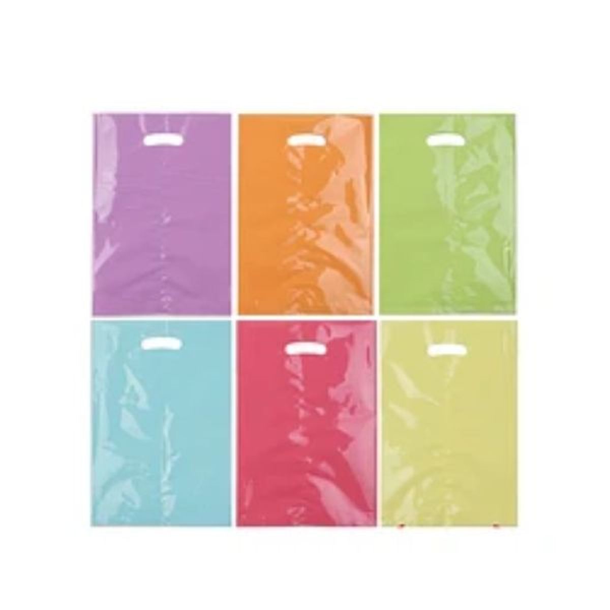 GENERICO - Bolsas de dulces 17x25cm color aleatorio 10pcs