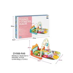 GENERICO - Alfombra Gimnasio Musical Con Piano Para Bebe Color Variado