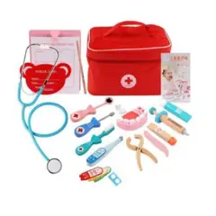 GENERICO - Set Doctora Juguete Madera