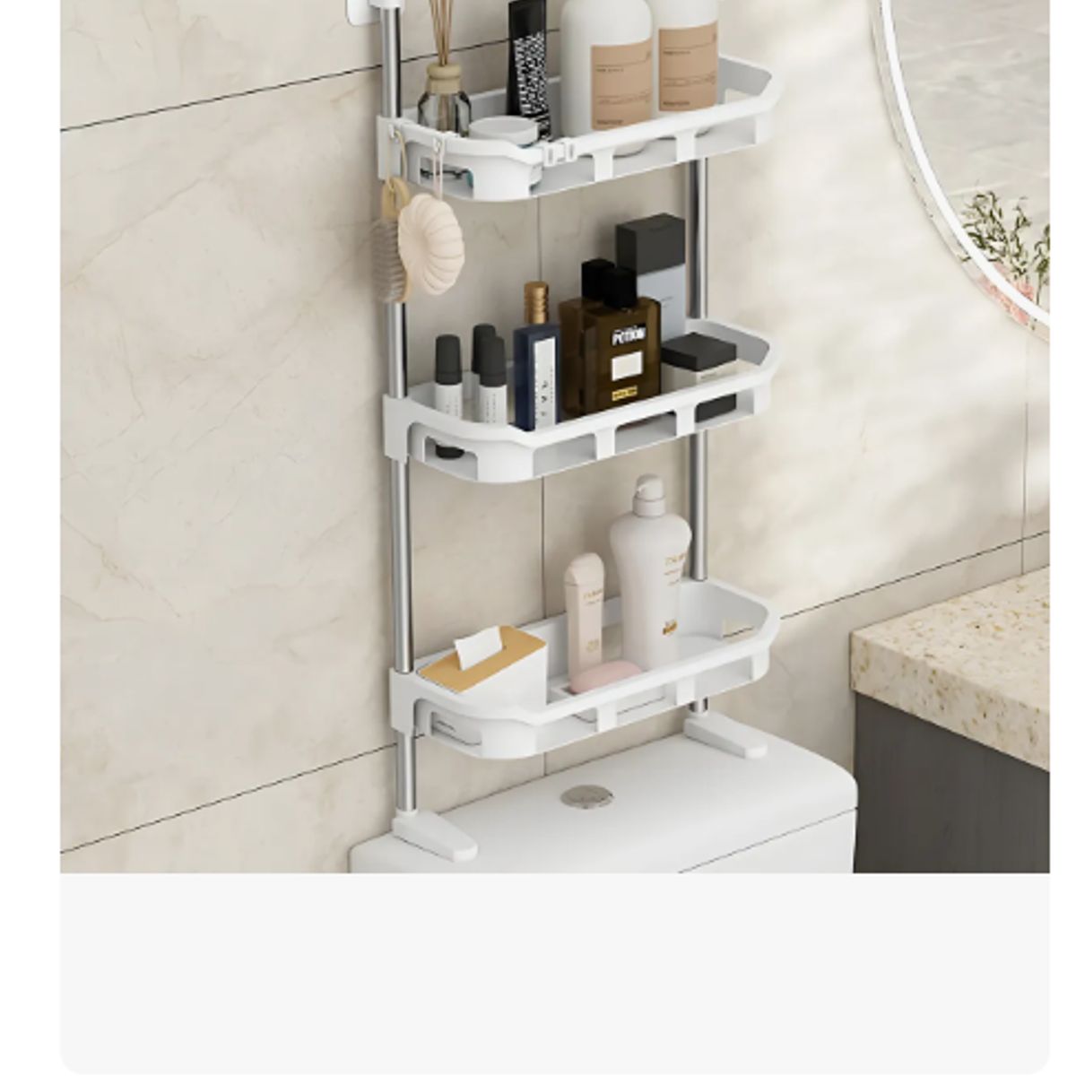 GENERICO - Estante Organizador Baño Inodoro