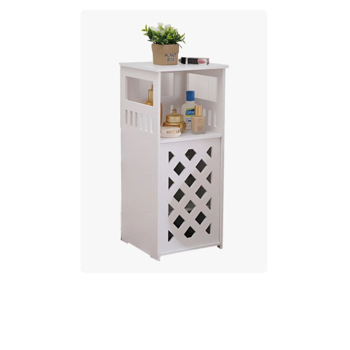 GENERICO - Organizador Con Puerta Estante De Baño Lavanderia