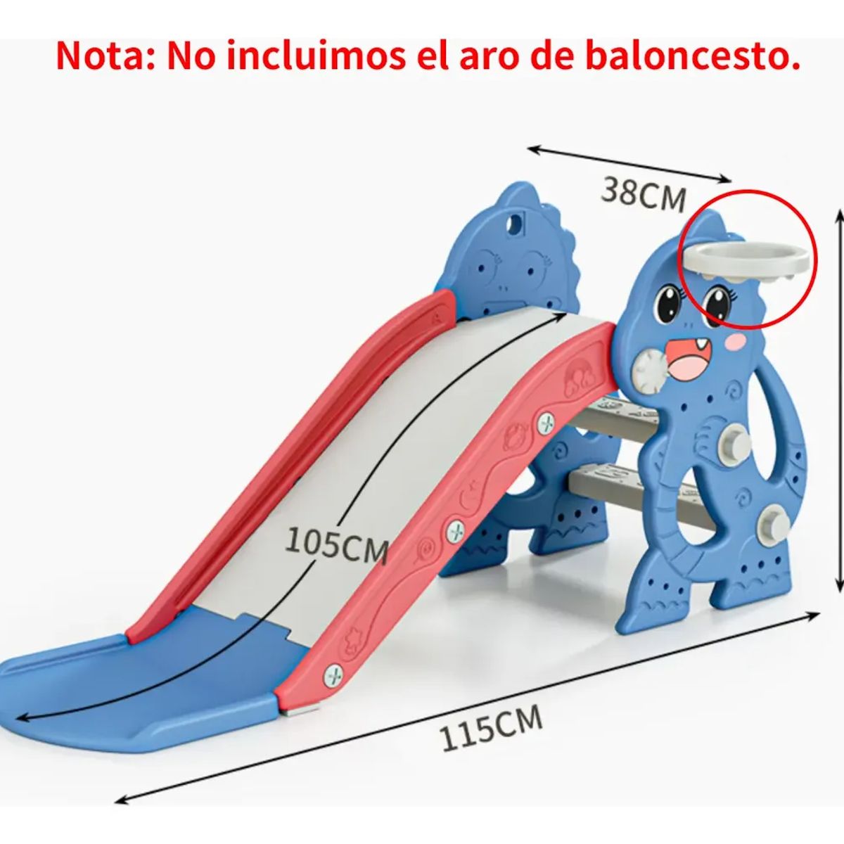 ATURE - Tobogán Plegable Para Niños, Azul - Juego De Interior Azul