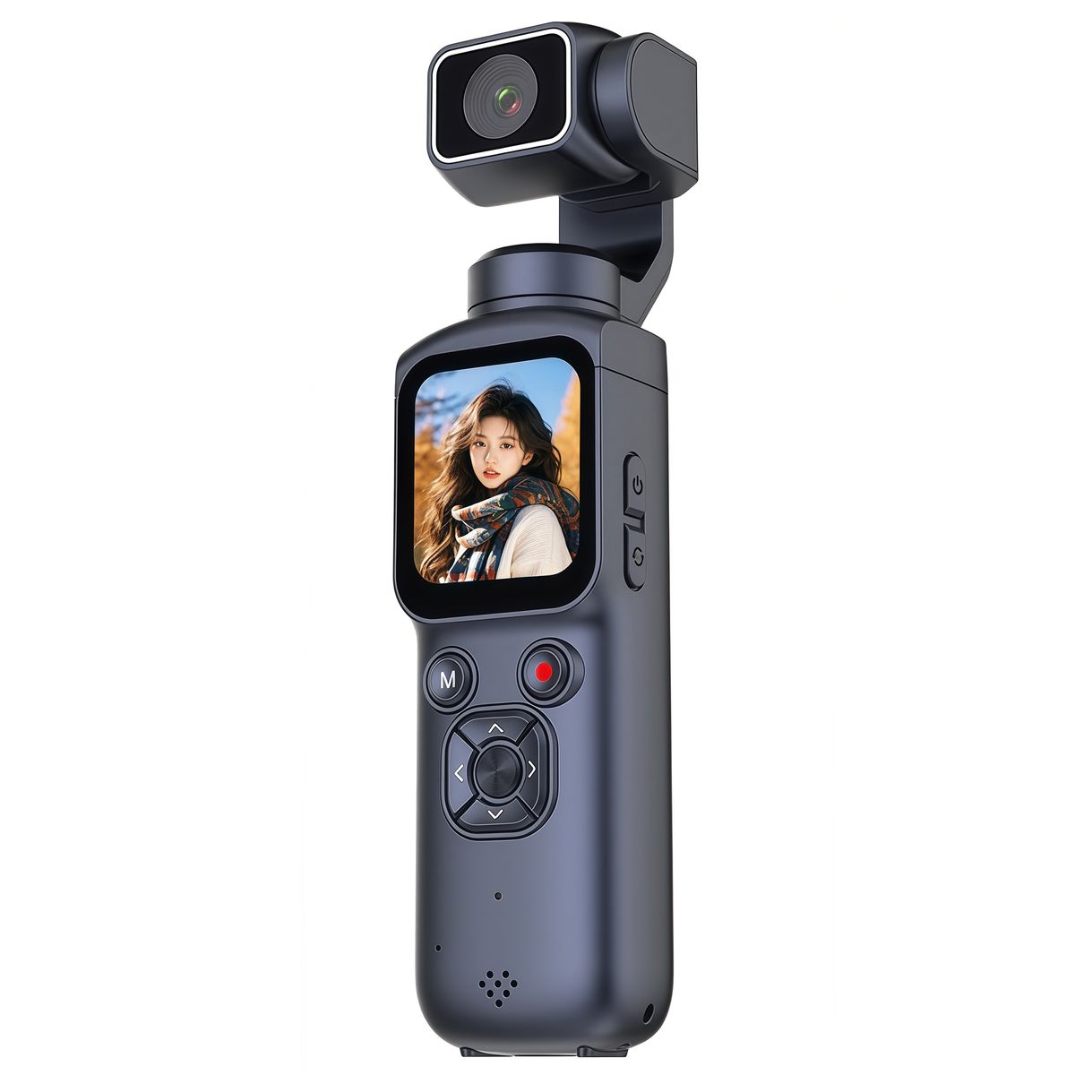 RENVMEXY - Cámara Deportiva 4K WiFi 64MP + Rotación 330° + 31 Filtros - Ideal para Vlogs