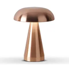 HOME NEAT - Lámpara De Mesa LED Recargable Forma De Hongo - Rosa