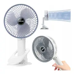 GENERICO - Ventilador Portátil Recargable Multifunción 4 En 1 Blanco