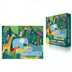 GENERICO - Animales Del Bosque Rompecabezas Educativo De 180pcs Para Niños
