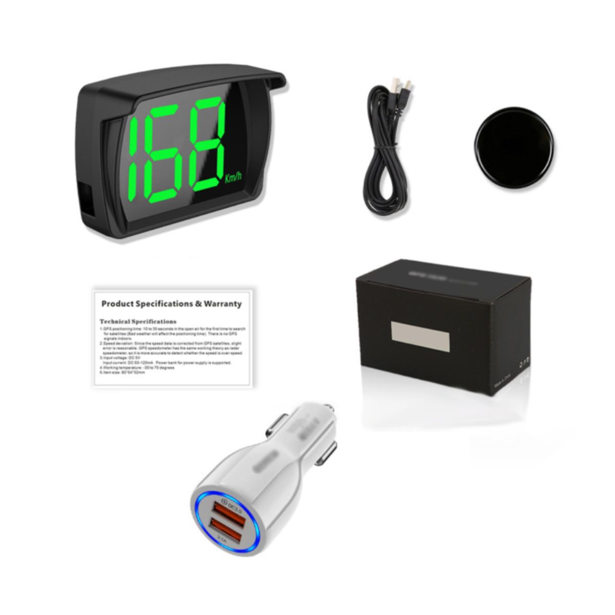ATURE - Indicador De Velocidad Para Coche Gps Universal