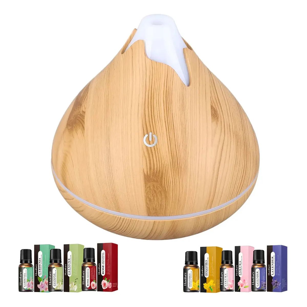 GENERICO - Humidificador Difusor Lluvia Nubes+6pcs Aromaterapia Aceite