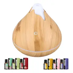 GENERICO - Humidificador Difusor Lluvia Nubes+6pcs Aromaterapia Aceite