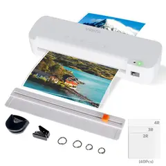 VIDITA - Termolaminadora Plastificadora Laminadora Con Accesorios 40 Micas