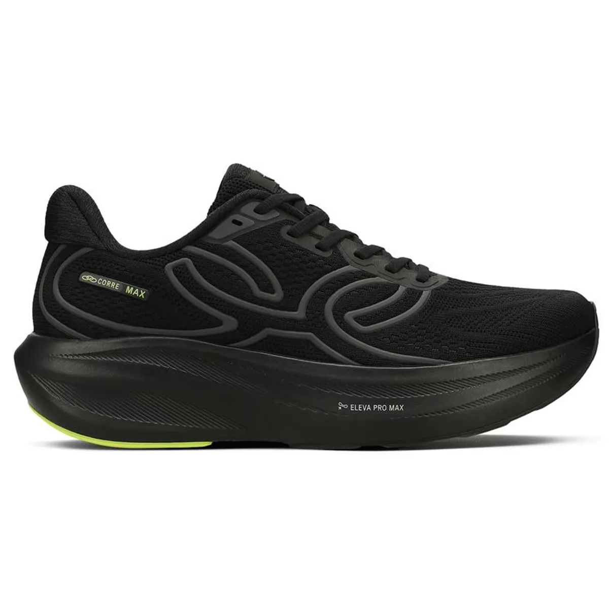 OLYMPIKUS - Zapatilla Running Hombre Corre MAX Negra