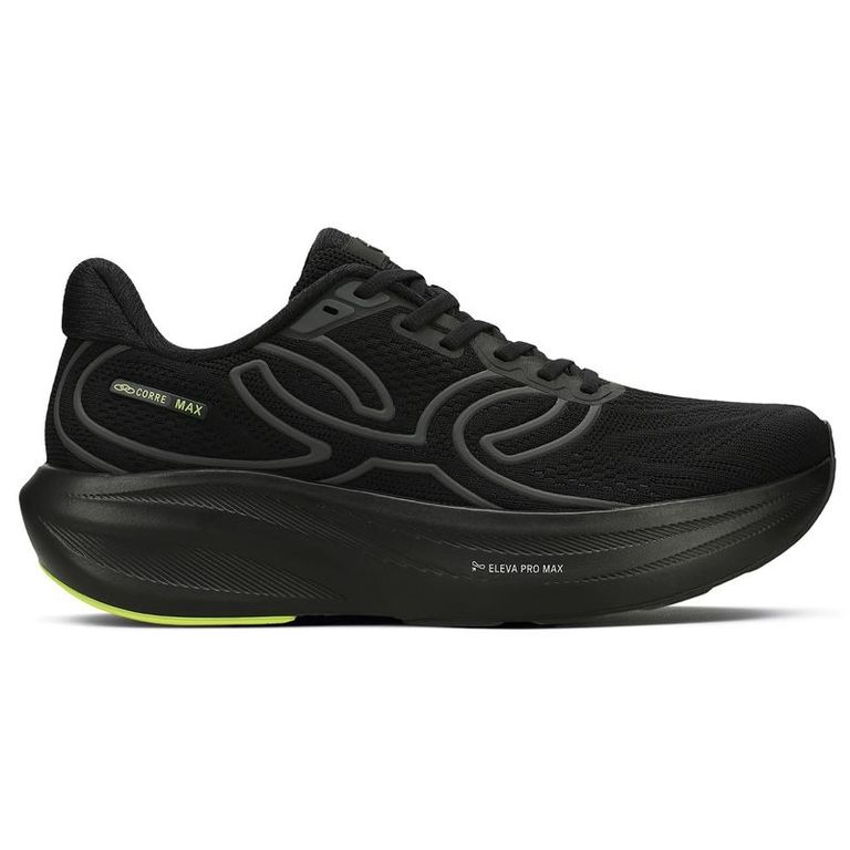 Zapatilla Running Mujer Corre MAX Negra