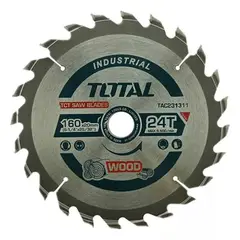 TOTAL TOOLS - Disco Sierra Circular 6 14 Pulgadas 160mm 24 Dientes Total