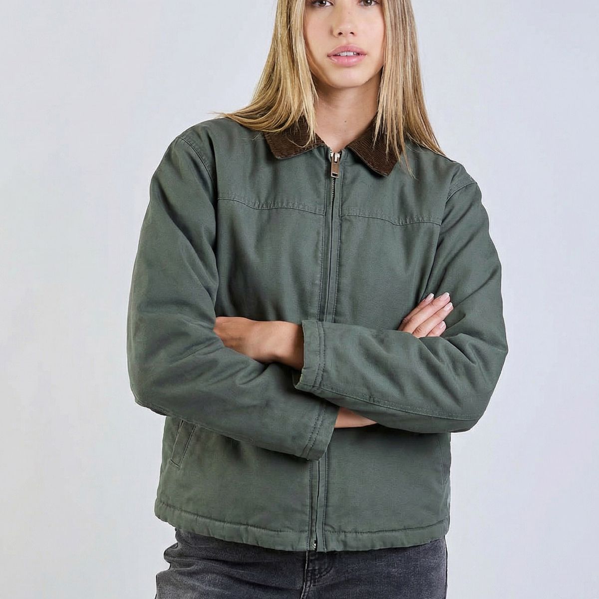 RIP CURL - Chaqueta Nomad Verde Mujer Rip Curl