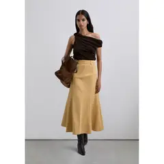 SCALPERS - Falda Midi Pliegues