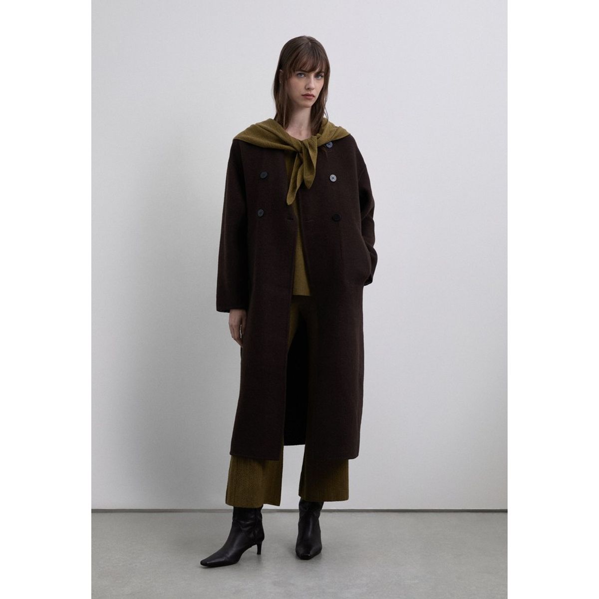 SCALPERS - Abrigo Reversible Mezcla Lana