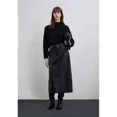 SCALPERS - Falda Midi Piel