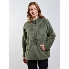 RIP CURL - Poleron Chiporro Free Verde Mujer