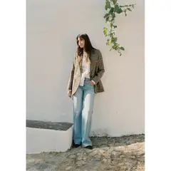 SCALPERS - Blusa Fruncida Con Volante