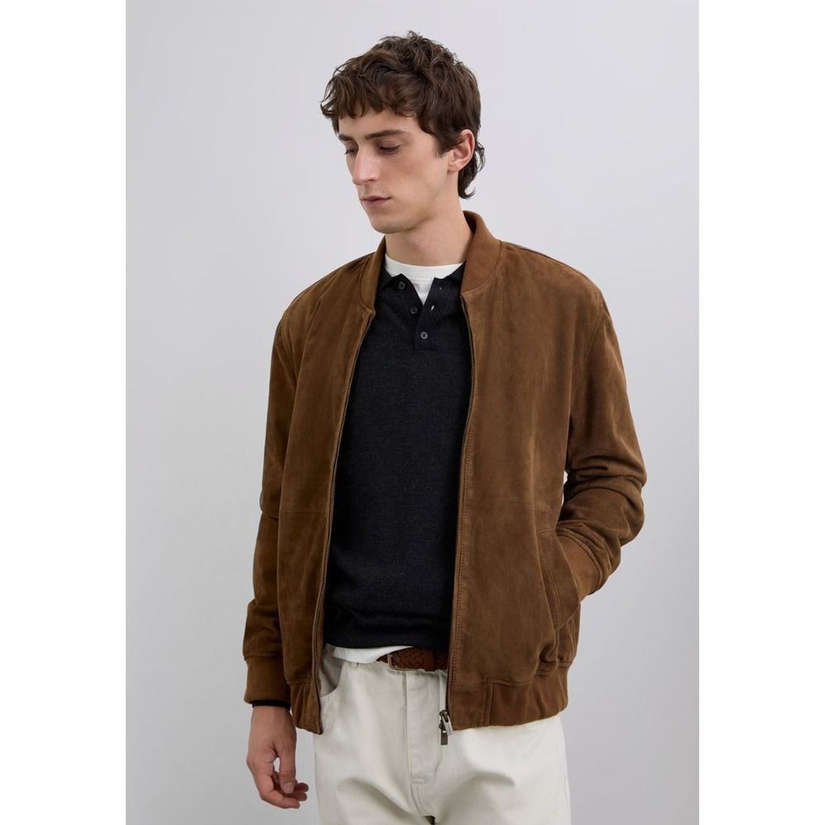 SCALPERS - Chaqueta Bomber Piel