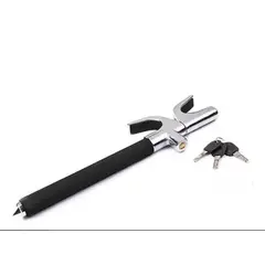 GENERICO - Traba Volante Seguridad Auto Trancavolante Bloqueo + Llaves